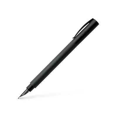 NEW -  Faber-Castell Ambition Fountain Pen, All Black