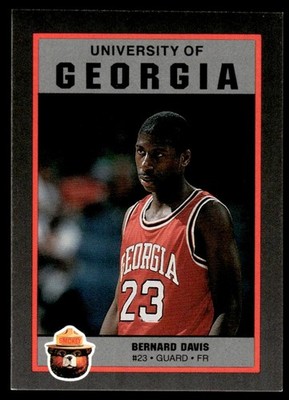 1990-91 Georgia Bulldogs Bernard Davis #5