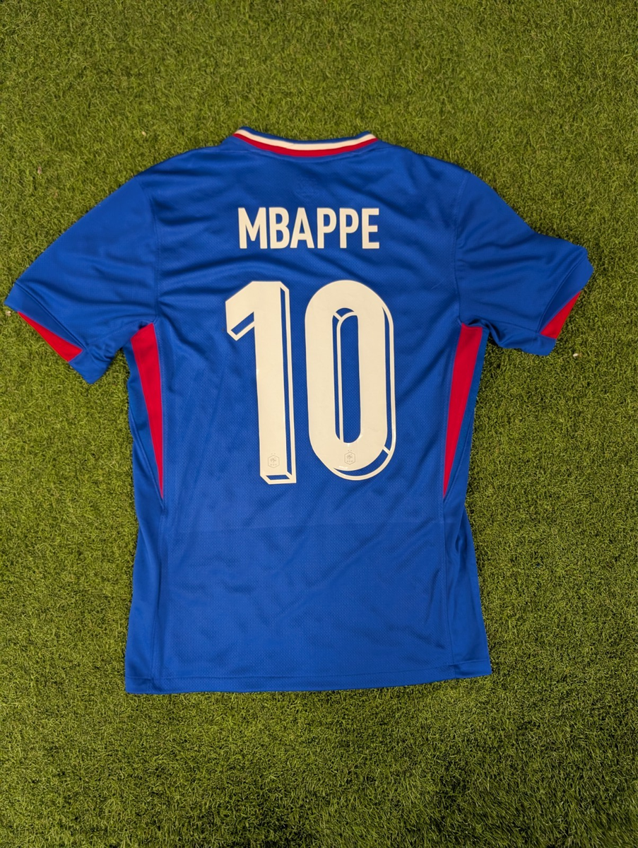 Nike France Home #10 Mbappe Jersey 24/25 - Blue | eBay