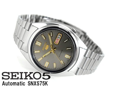 SEIKO 5 SNXS75 SNXS75K1 21 Jewels Automatic 30m 100% Original | eBay