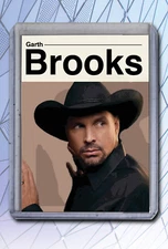 Garth Brooks Artist Signed Music Art Card 2/10