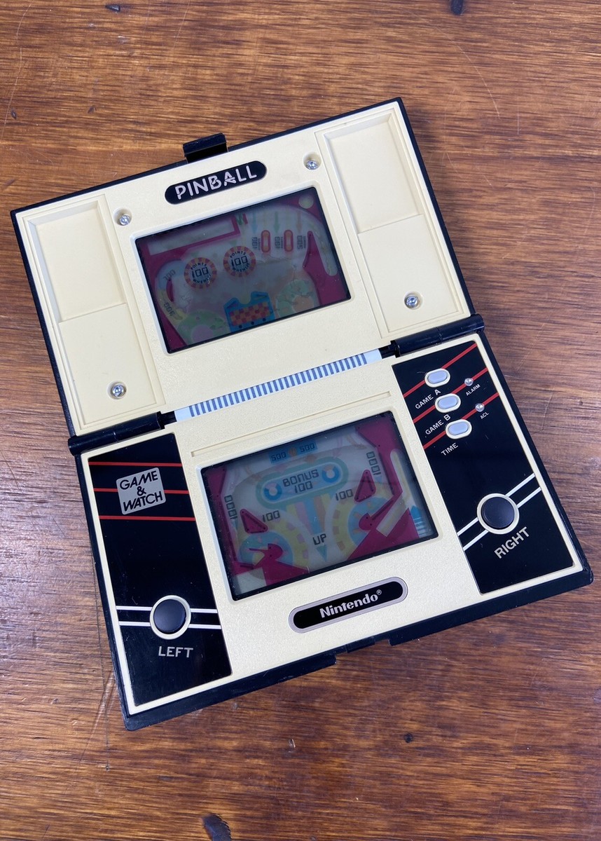 その他 Nintendo Game & Watch Pinball Nintendo Game & Watch Pinball Vintage 1983 Handheld Dual