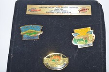 San Diego Padres Ball Parks Past and Present Vol 2 3 Pin Set Limited Baseball