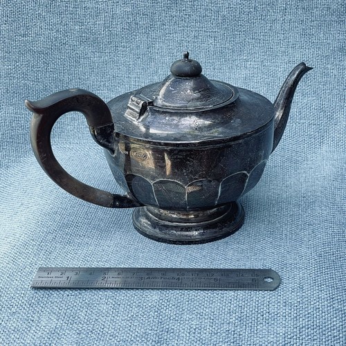 Collectable Tea Pot Sterling Silver J W Tiptaft & Son Ltd, 1931 Year Hallmarked - Picture 9 of 20