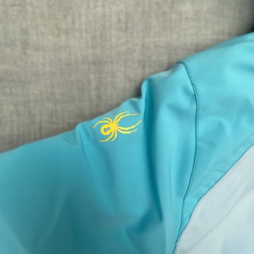 NWT Spyder Kaia Girls/ Youth Insulated Ski Anorak Size 14 Light Blue/ Gray - Picture 5 of 14