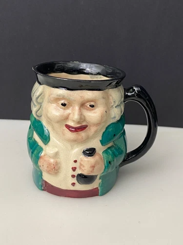 Vintage Toby Mug Shorter and Son Staffordshire England Hand Painted Filpot