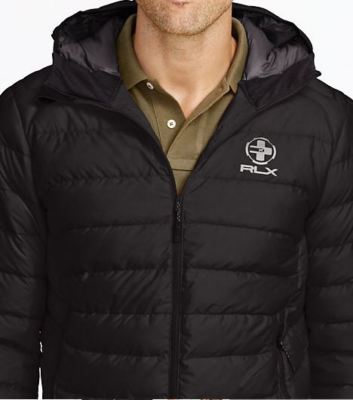 NWT Mens Ralph Lauren RLX 730-Fill Down Puffy Hooded Black NWT Mens Ralph Lauren RLX 730-Fill Down Puffy Hooded Black
