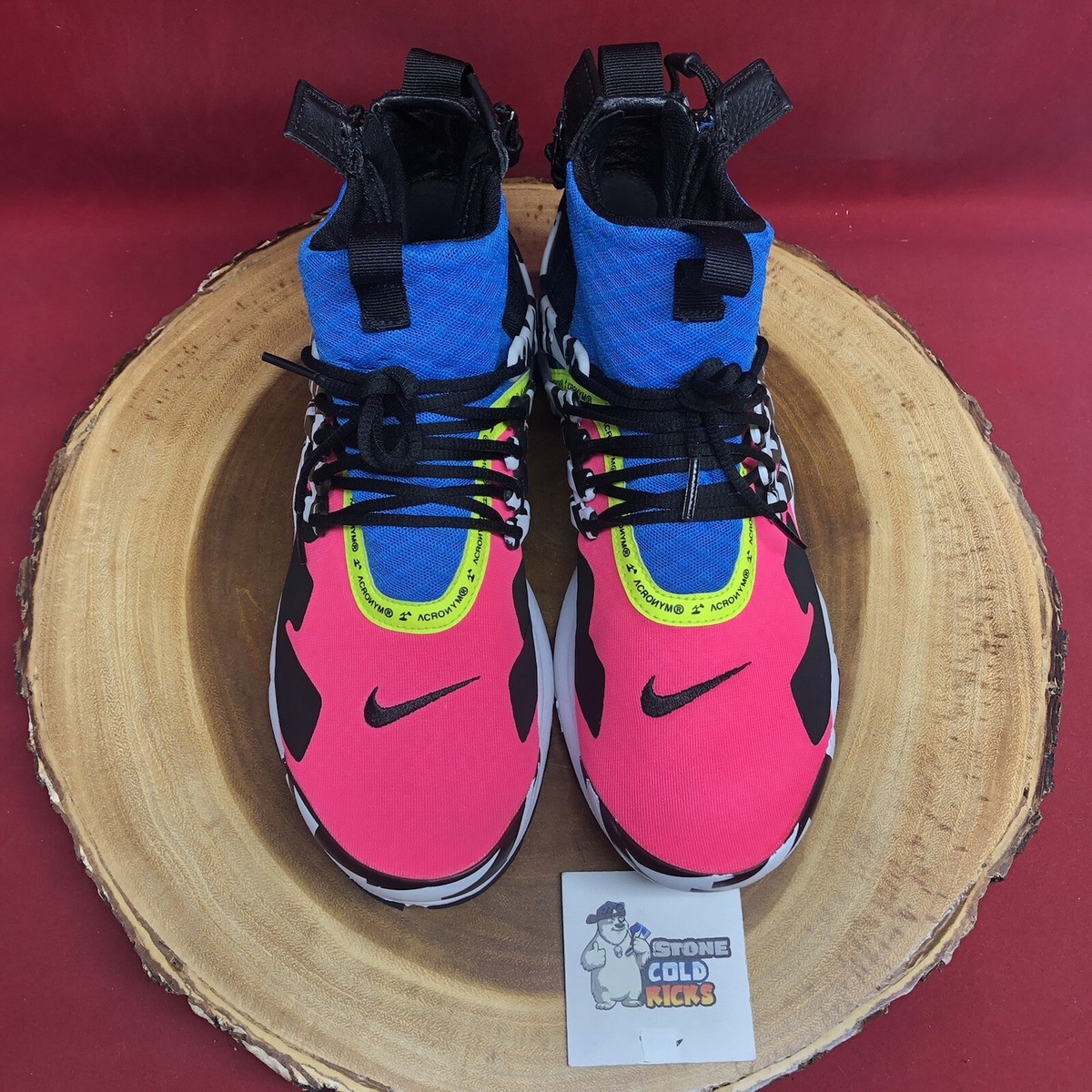 acronym x nike air presto racer pink