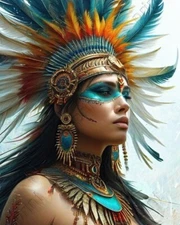 Native American Girl Model Photo Risque 8x10 Art Print C11011