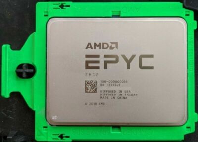 AMD EPYC 7H12 Server Processor 2.6 GHz CPU 64 Cores SP3 100-000000055 Max 3.3GHz