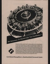 DARMSTADT, Werbung 1938, Carl Schenck Eisen-Giesserei Maschinen-Fabrik