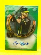 Skye Bolt 2019 Topps Triple Threads EMERALD ROOKIE AUTO RAU-SB Oakland A's /50