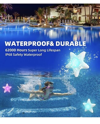 Doosela Starfish LED Pool Light , 2 pack