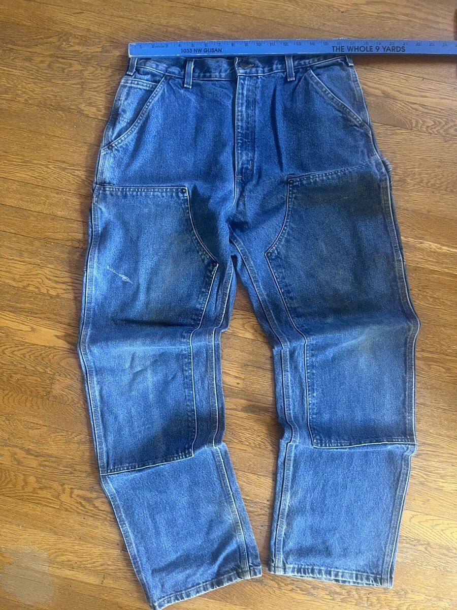 Vintage Blue Denim Carhartt Double Knee Pants | eBay Vintage Blue Denim Carhartt Double Knee Pants | eBay