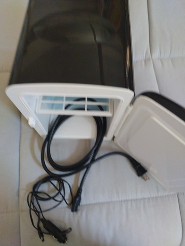 Fridge Mini Compact K4105MTBK 6 Can - Black Cool, Heat. Mobile. Some Scuffing. - Picture 2 of 8