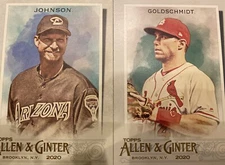 2020 Topps Allen & Ginter Pick Tatis Robert Acuna Trout Verlander Johnson rookie