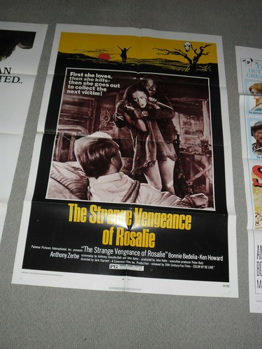 The Strange Vengeance of Rosalie Original 1sh Movie Poster 