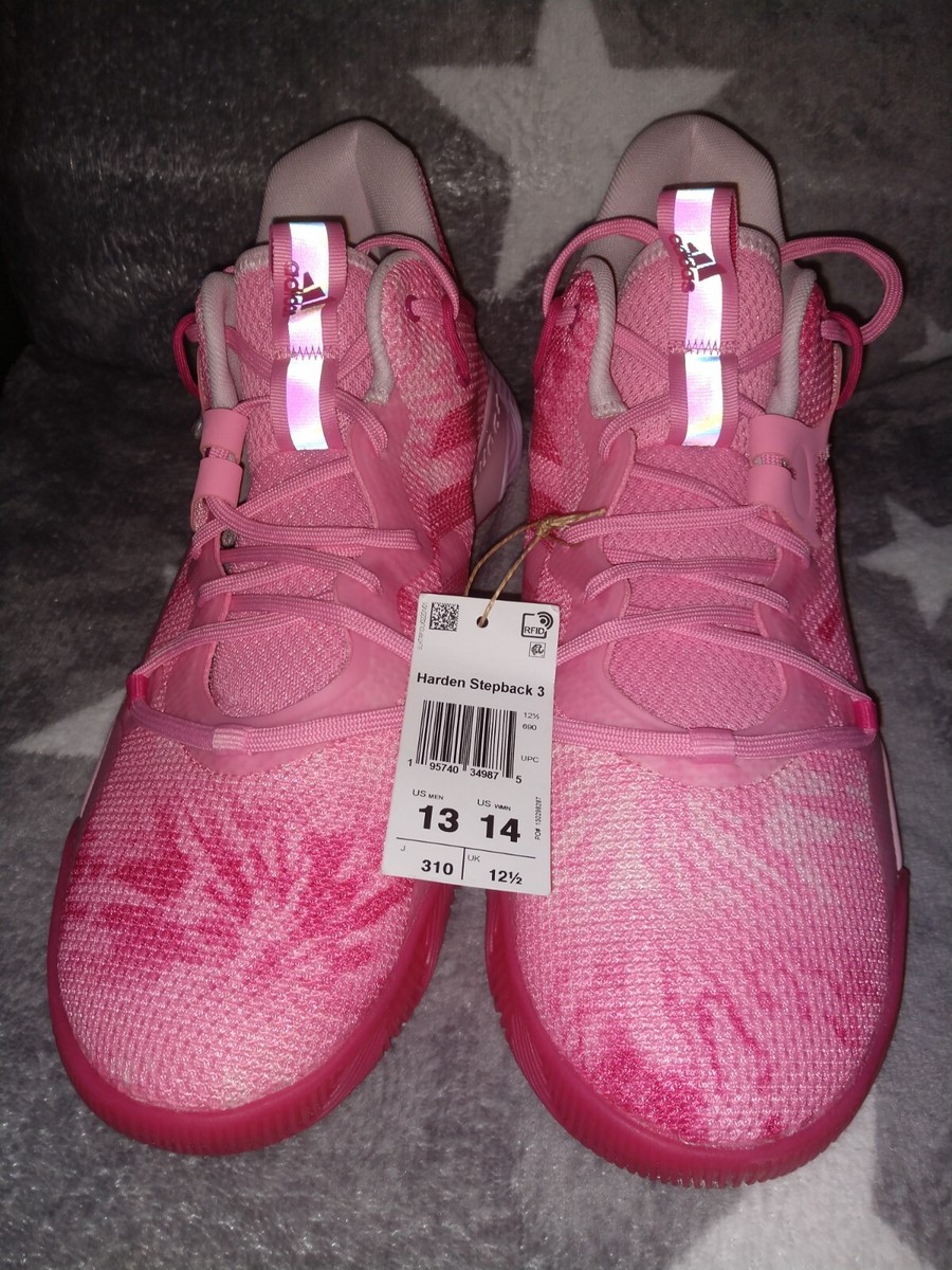 Adidas Harden Stepback 3 Bliss Pink Triple All Vol Basketball