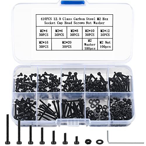 Viti M2 a Brugola 410pz - Il Kit Indispensabile per Casa e Officina