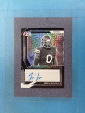 2022 Leaf Pro Set JELANI WOODS AUTO 5/5 Silver Rookie #BW-JW2 Colts @SR82