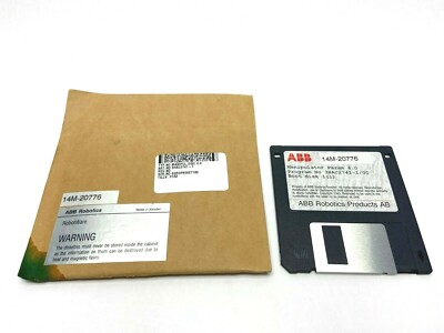 ABB 14M-27076 3HAC2741-1 Manipulator Param 4.0 Boot Disk Floppy