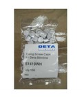 Pack of 100 x Deta S1419WH Spare Screw Cap Covers for Slimline Range (White)