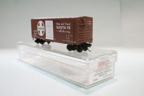 Micro-Trains Line - WAGON US 40' Standard BOX CAR ATSF Santa Fe 73040 N 1/160 | Zustand: Occasion