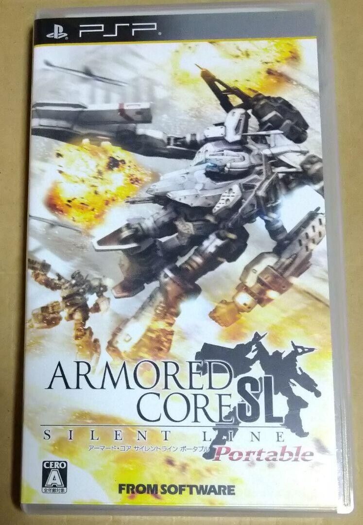 PSP Armored Core: Silent Line Portable Japanese Games Tested Genuine