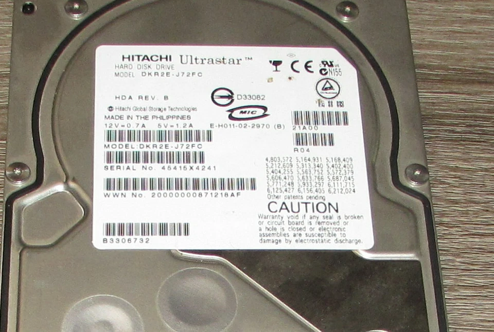 Hitachi 72GB Internal 10000RPM (DKR2E-J72FC) HDD - Image 2 of 4
