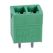 Image of Phoenix Contact MCV 1,5/ 2-G-3,81 2 Way Terminal Block Header 8A 160V 3.81mm