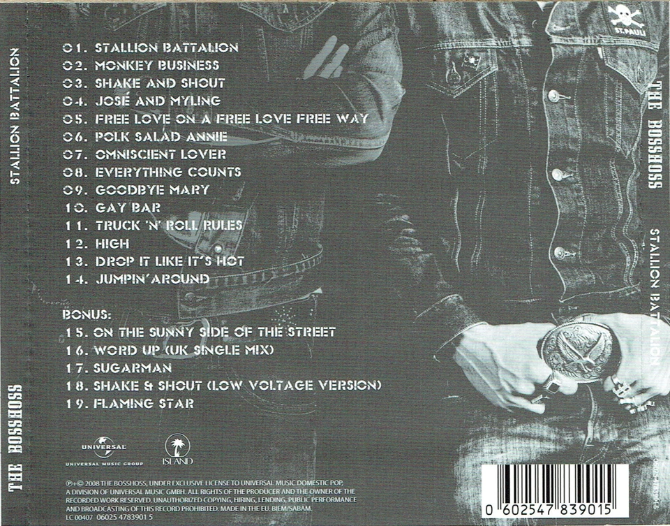 (CD) The BossHoss – Stallion Battalion - Special Edition - Everything Counts - Bild 2 von 2