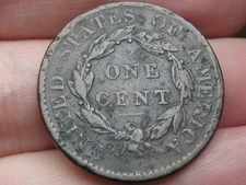 1820 Matron Head Large Cent Penny- VG/Fine Details, Large Date