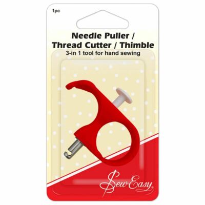 3-in-1 Nähen Easy Nadelabzieher Fadenschneider & Fingerhut