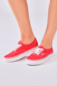 vans authentic red womens