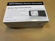 FRIEDRICH WRT2 Wireless Thermostat, 24VDC, Plastic, White 54ZV42 (NEW)