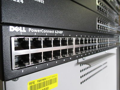 Dell PowerConnect 6248P 48-Port Gigabit PoE Switch 10/100/1000 Network GBE GBIT