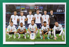 2022 SC Qatar World Cup FIFA #108-109 ENGLAND SOCCER TEAM Sticker HARRY KANE