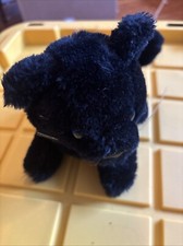 Vintage R. Dakin  Co Plush Stuffed Animal Black Cat 1980 