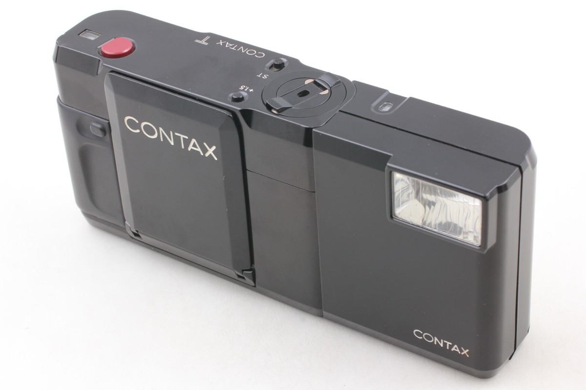 ブラック　CONTAX T READ】 Contax T Black Rangefinder 35mm Film Camera w/ T14