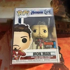 Funko Pop! Marvel Avengers Endgame Iron Man #529 2019 Fall NYCC W/Protector!!