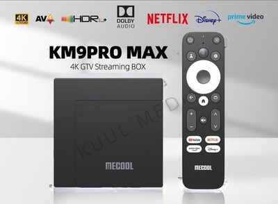 Mecool KM9Pro Max 4K UHD Android Google TV 12 Netflix 4K zertifiziert 2GB/32GB KM9