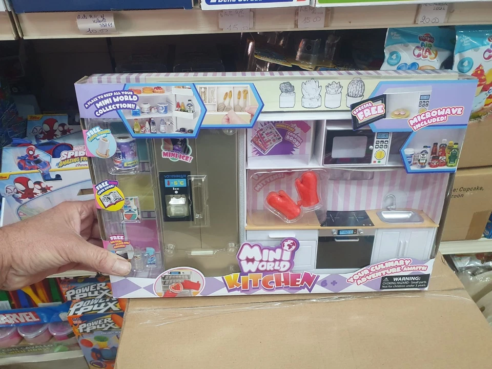 Set cucina completa per bambola altezza barb gioco di qualita frigo giocattolo