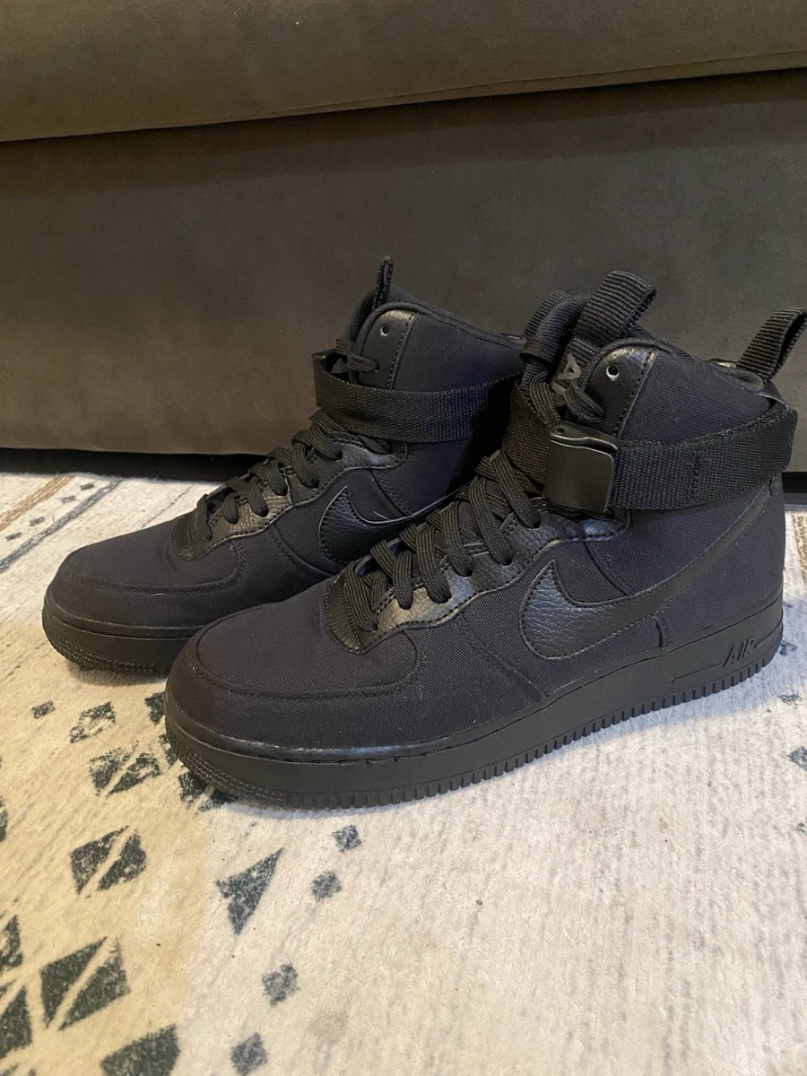 Nike Air Force 1 High Black Canvas for Sale | Authenticity