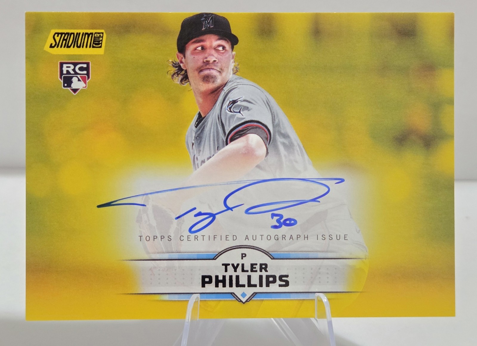 2025 Topps Stadium Club - Autographs Tyler Phillips #SCBA-TP Yellow (AU, RC)