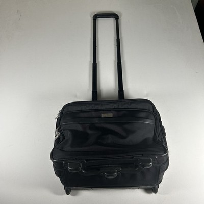 Samsonite Black Rolling Business Briefcase Carry-On Laptop Travel *Wheels Work