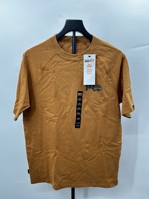 Timberland Wheat PRO Men's Core Reflective PRO Logo Short Sleeve T-Shirt Size S
