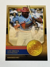 2012 Topps Update Baseball Golden Greats - Lou Brock - St. Louis Cardinals