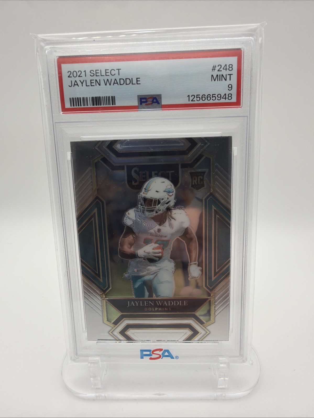 2021 Panini Select - Club Level Jaylen Waddle #248 (RC)