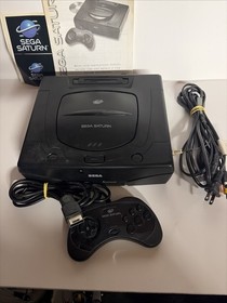 SEGA Saturn Console MK-80000 Complete w/ Box & Manual! TESTED!!!