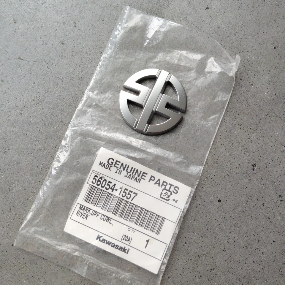 KAWASAKI Genuine 2015-2025 Ninja H2/H2R Z H2 Upper Colwing Mark 56054-1557 NEW - Image 3 of 3